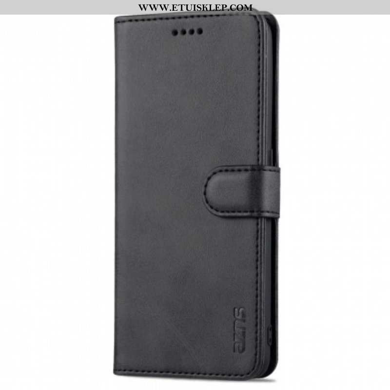 Etui Folio do Oppo A94 5G Efekt Skóry Azns